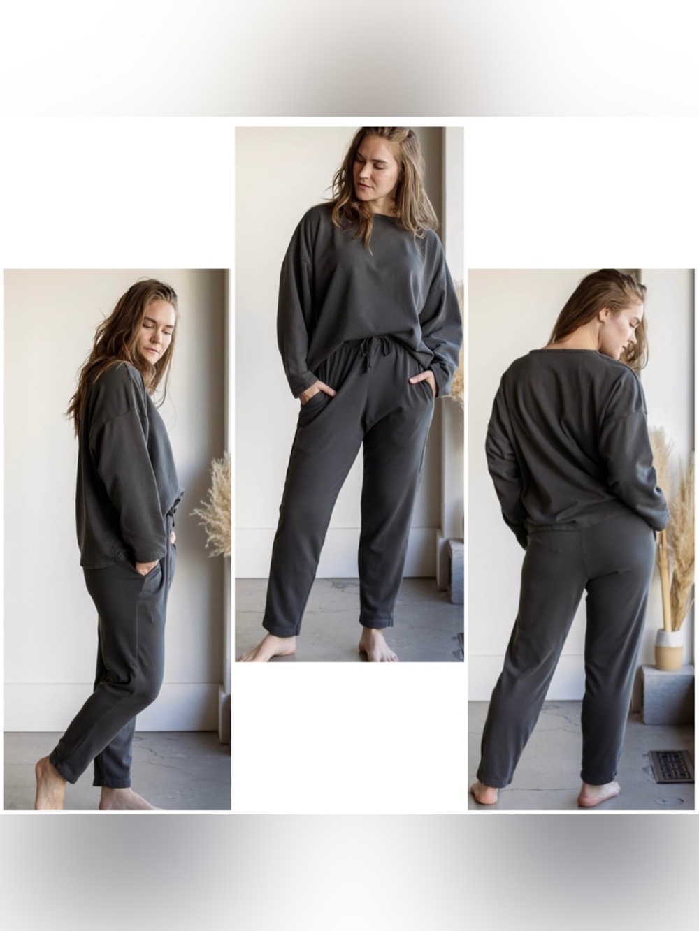 BLACK CRANE
EASY PANTS - BLACK
